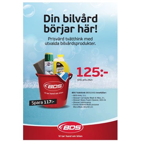 BDS Bilvårdshink Small