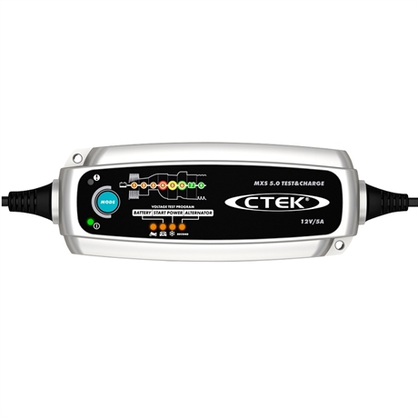 CTEK MXS 5.0 TEST & CHARGE  - 12V, 5A Batteriladdare 