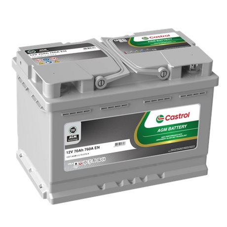 Castrol Batteri AGM 12V 70A