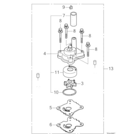 Honda Pumpaket BF8DK2