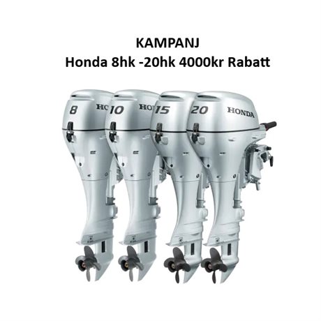 Honda Marine Utombordare 4000kr Rabatt 8hk till 20hk ssbilbehor.se