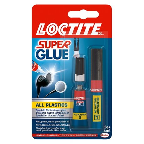 Loctite Super Glue All Plastics