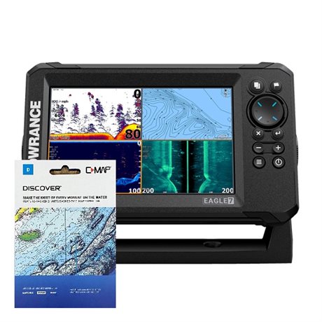 Lowrance Eagle 7 TripleShot & C-Map Sjökort