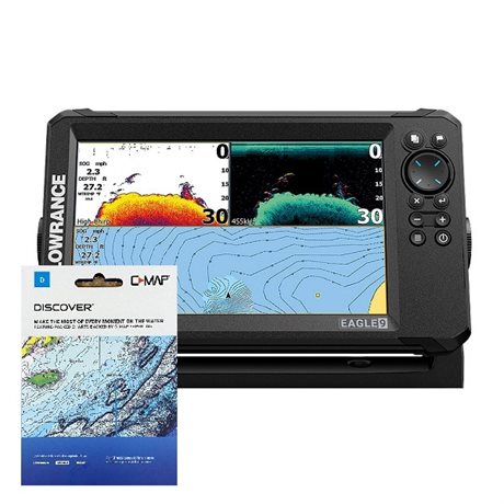 Lowrance Eagle 9 50/200 HDI & C-Map Sjökort