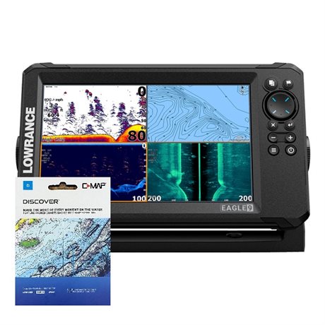Lowrance Eagle 9 TripleShot HD & C-Map Sjökort