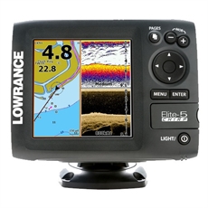 Lowrance Elite-5 CHIRP - 83/200 & 455/800 kHz - UTGÅTT