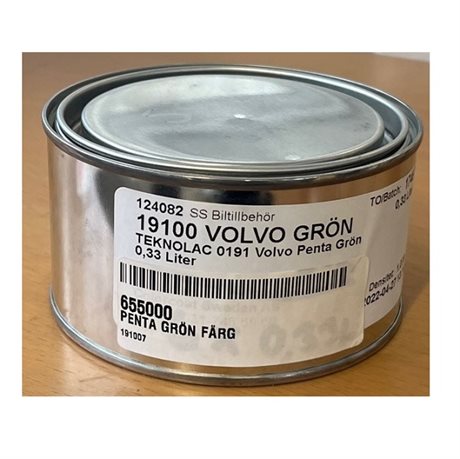 Motorfärg 330ml Volvo Penta Grön