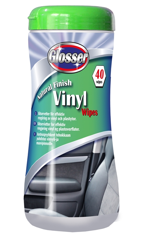 Glosser Vinyl Wipes