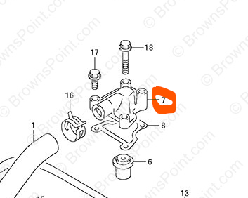 Suzuki Thermostat Cover DF40