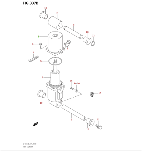 Suzuki Tank Reservoire DF60 06001F-251425