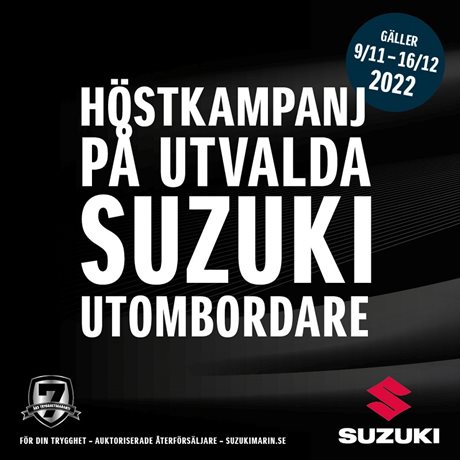 Suzuki Utombordare Höstkampanj 2022 ssbilbehor.se