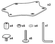 Thule Adaptersats Hull-a-Port