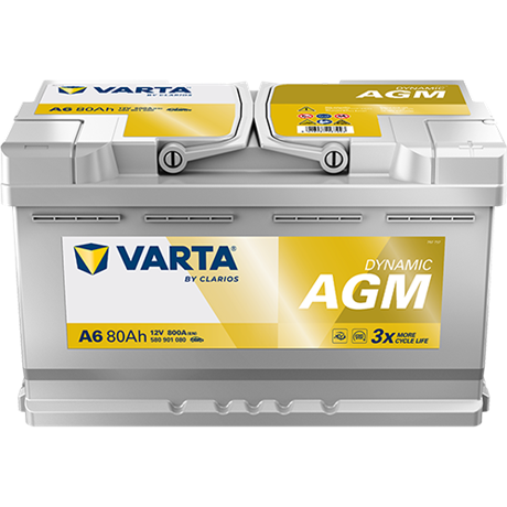 Varta Batteri Silver Dynamic AGM A6