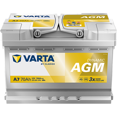 Varta Batteri Dynamic AGM A7
