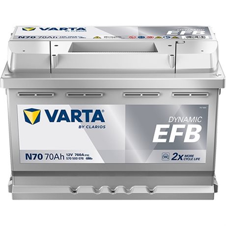 Varta Batteri Dynamic EFB N70