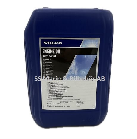Volvo Penta Motorolja 15W-40 VDS-3 20L