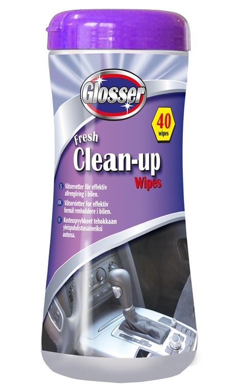 Glosser Clean-Up Wipes