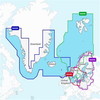 Navionics+ Large Sjökort täckningsområde ssbilbehor.se