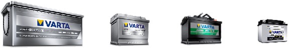 Varta Bilbatterier - SS Marin & Bilbehör AB - Askim - Göteborg - Klicka på denna länk för att söka batteri till ditt fordon.
