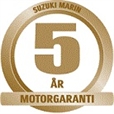 Suzuki 5 års motorgaranti. Klicka här så får du läsa mer.