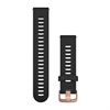 Garmin Armband Snabbfäste 20mm Svart Silikon