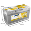 Varta Batteri Professional Dual Purpose AGM 95Ah LA95