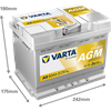 Varta Batteri Dynamic AGM A8