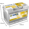 Varta Batteri Dynamic AGM A7